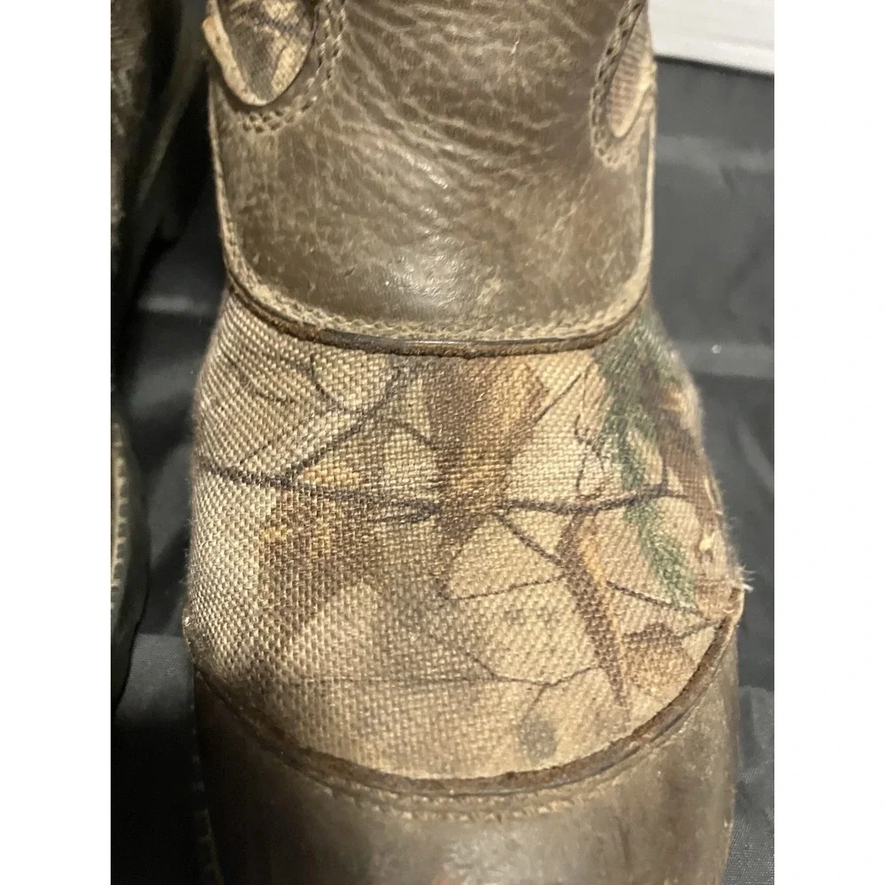Game Winner Pull On Mens Hunting Camo Waterproof Boots US Size 8.9 Mid Calf - Picture 6 of 12